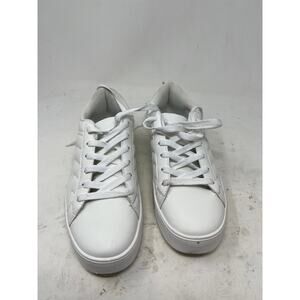 Primark White Shoes with Sparkle Streak Womans 8 GREAT SHAPE